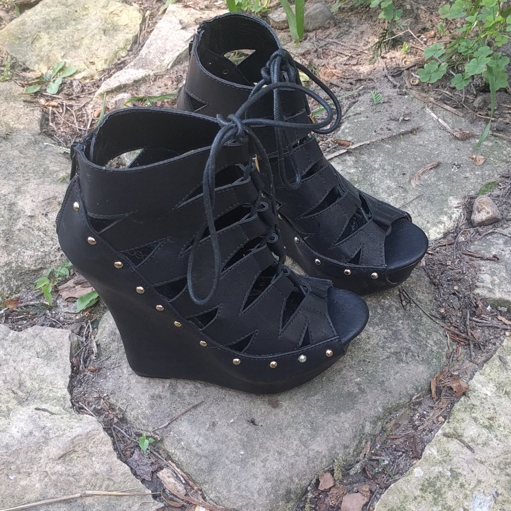 Shoe dazzle wedges